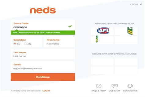 neds deposit bonus|Neds Code .